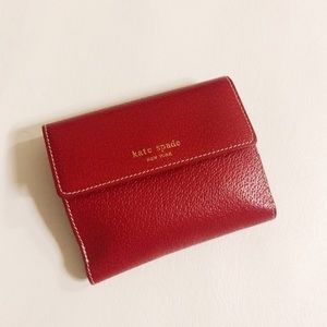 KATE SPADE Red Wallet EUC